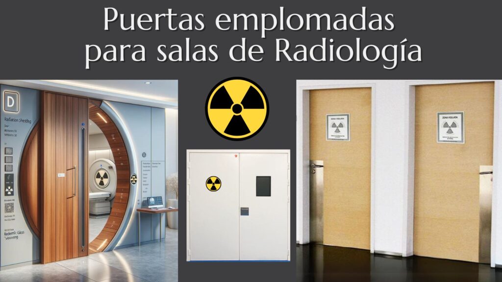 puerta emplomada radiología