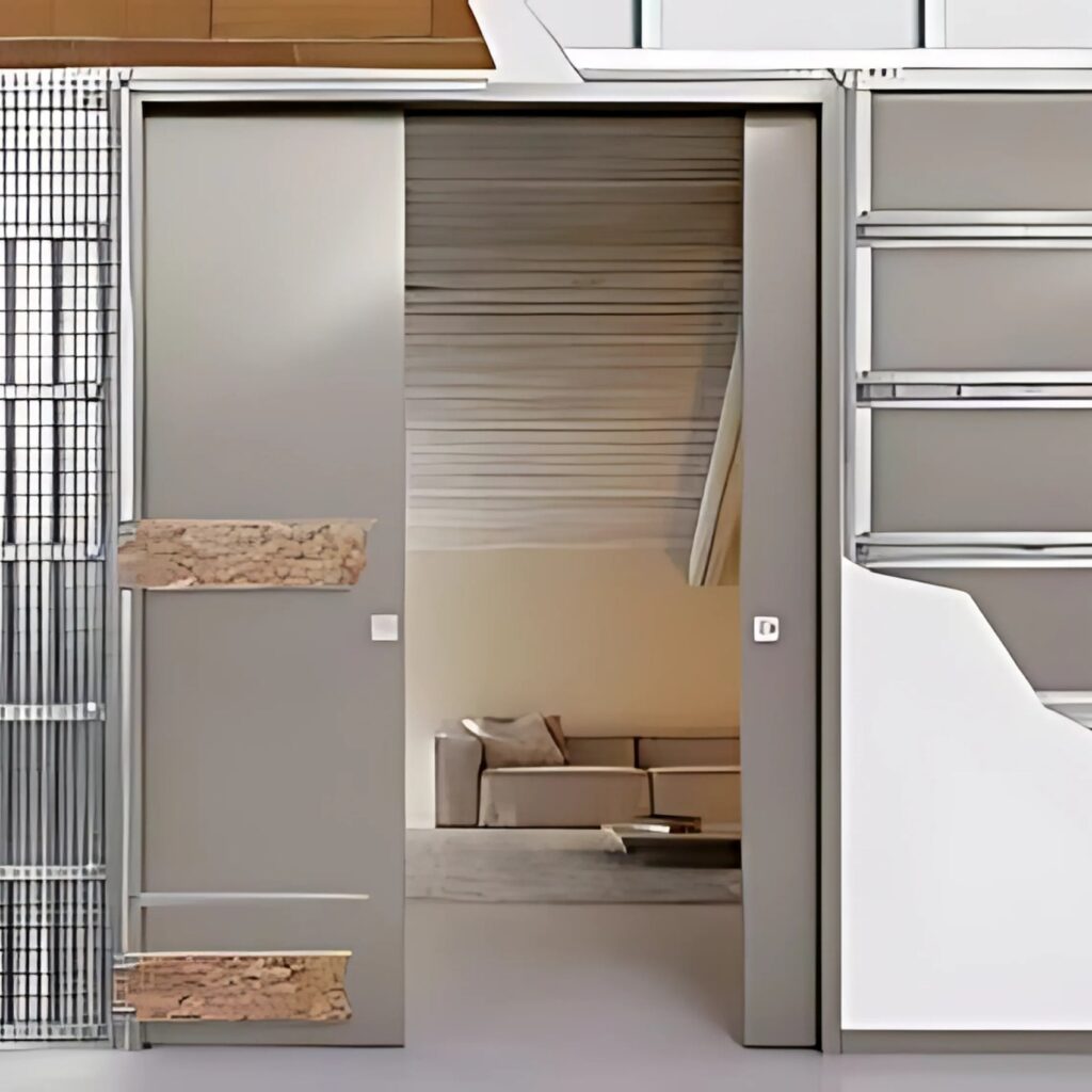 puertas correderas con casoneto